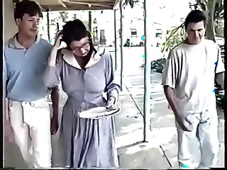 Retro madura doble penetraci&oacute;n pelicula